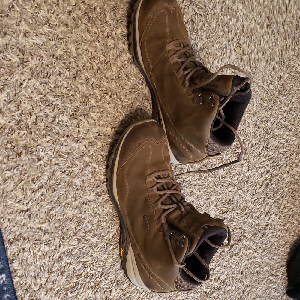 Merrell Dark Brown Hiking Boots Womens 8